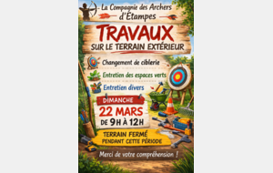 Travaux au terrain